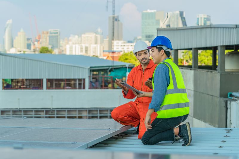 Business Roof Inspection detail
