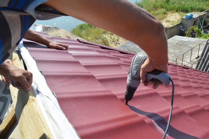 Metal Roof Repair detail